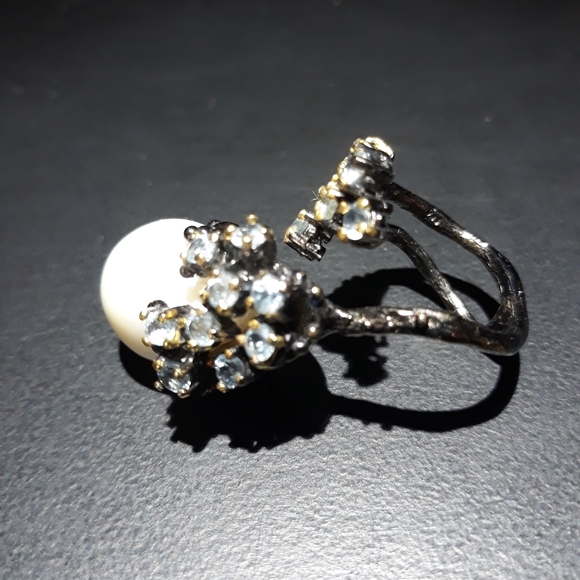 Natural Baroque Pearl Ring a5 - Picture 2 of 6